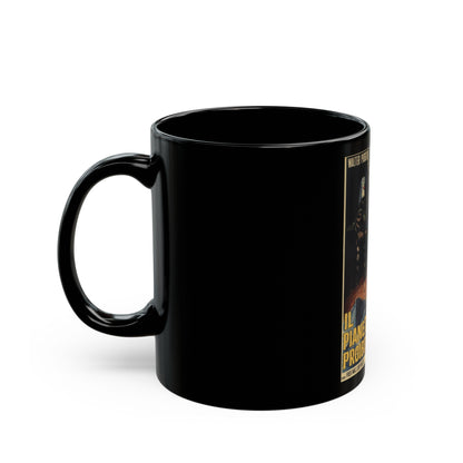 FORBIDDEN PLANET 1956 Movie Poster - Black Coffee Mug-The Sticker Space