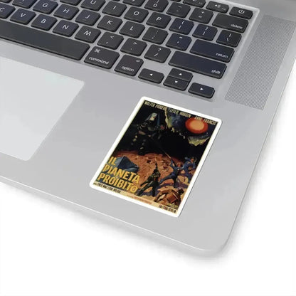 FORBIDDEN PLANET 1956 Movie Poster - STICKER Vinyl Kiss-Cut Decal - The Sticker Space