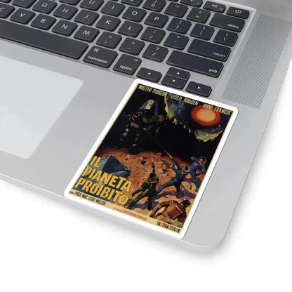 FORBIDDEN PLANET 1956 Movie Poster - STICKER Vinyl Kiss-Cut Decal - The Sticker Space