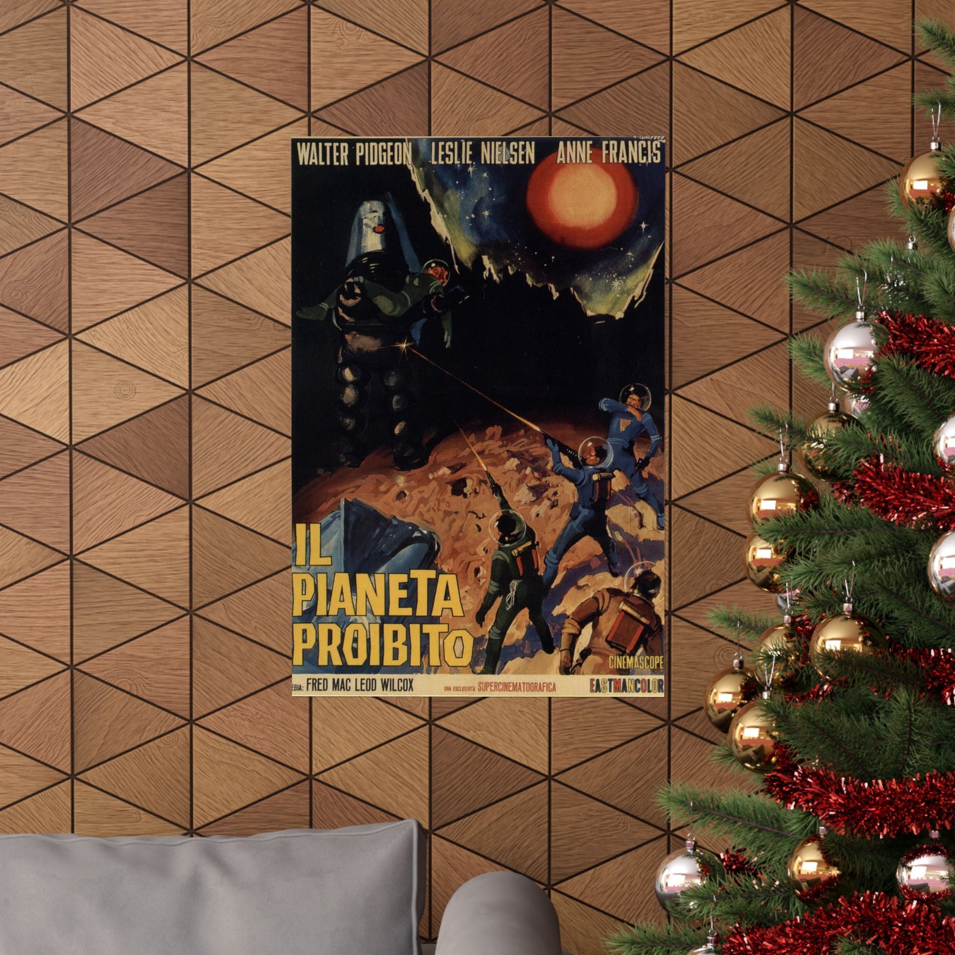 FORBIDDEN PLANET 1956 - Paper Movie Poster-The Sticker Space