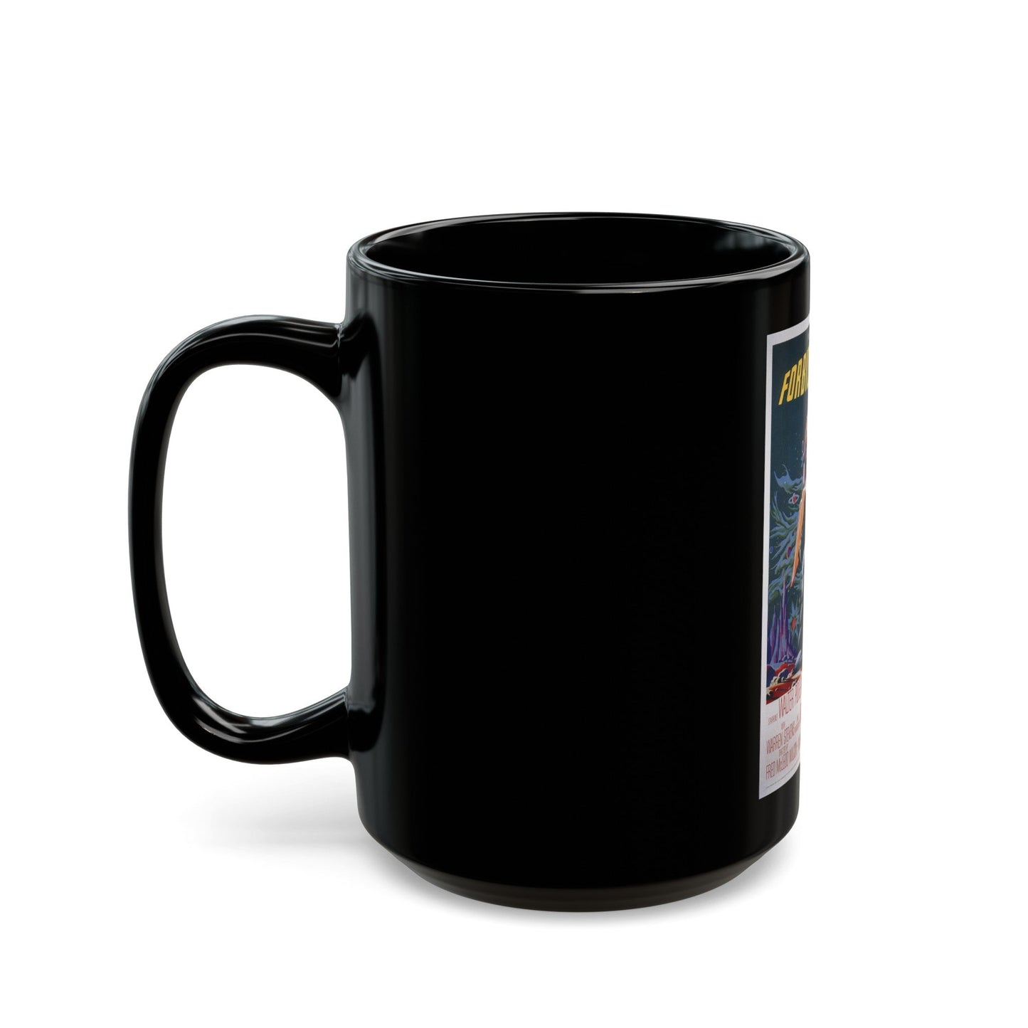 FORBIDDEN PLANET (2) 1956 Movie Poster - Black Coffee Mug-The Sticker Space