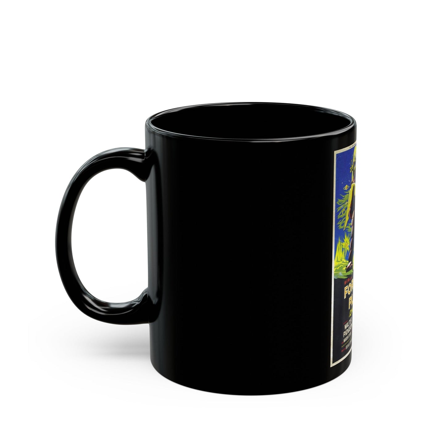 FORBIDDEN PLANET (3) 1956 Movie Poster - Black Coffee Mug-The Sticker Space