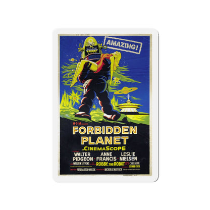 FORBIDDEN PLANET (3) 1956 Movie Poster - Die-Cut Magnet-3" x 3"-The Sticker Space