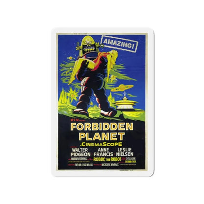 FORBIDDEN PLANET (3) 1956 Movie Poster - Refrigerator Magnet 3 Inch - The Sticker Space
