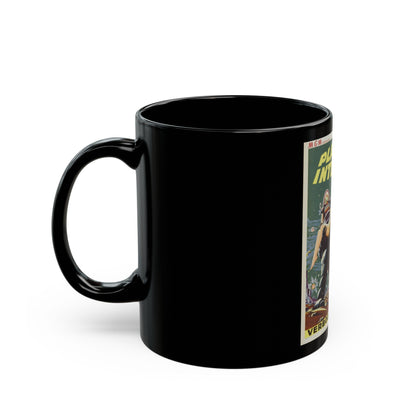 FORBIDDEN PLANET (BELGIAN) 1956 Movie Poster - Black Coffee Mug-The Sticker Space