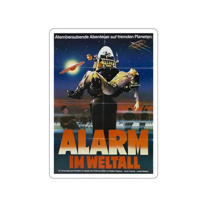 FORBIDDEN PLANET (GERMAN) 1956 Movie Poster STICKER Vinyl Die-Cut Decal 6 Inch - The Sticker Space