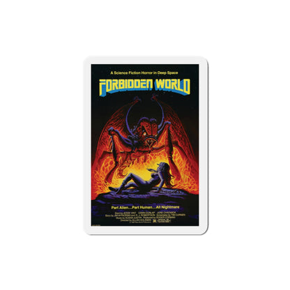 Forbidden World aka Mutant 1982 Movie Poster Die-Cut Magnet-The Sticker Space