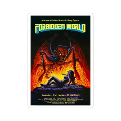 Forbidden World aka Mutant 1982 Movie Poster STICKER Vinyl Die-Cut Decal 2 Inch - The Sticker Space