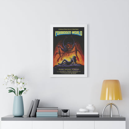 FORBIDDEN WORLD (MUTANT) 1982 - Framed Movie Poster-The Sticker Space