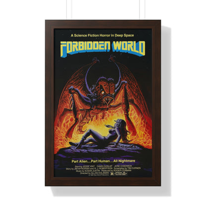 FORBIDDEN WORLD (MUTANT) 1982 - Framed Movie Poster-16″ x 24″-The Sticker Space