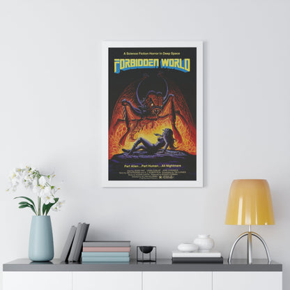 FORBIDDEN WORLD (MUTANT) 1982 - Framed Movie Poster-The Sticker Space