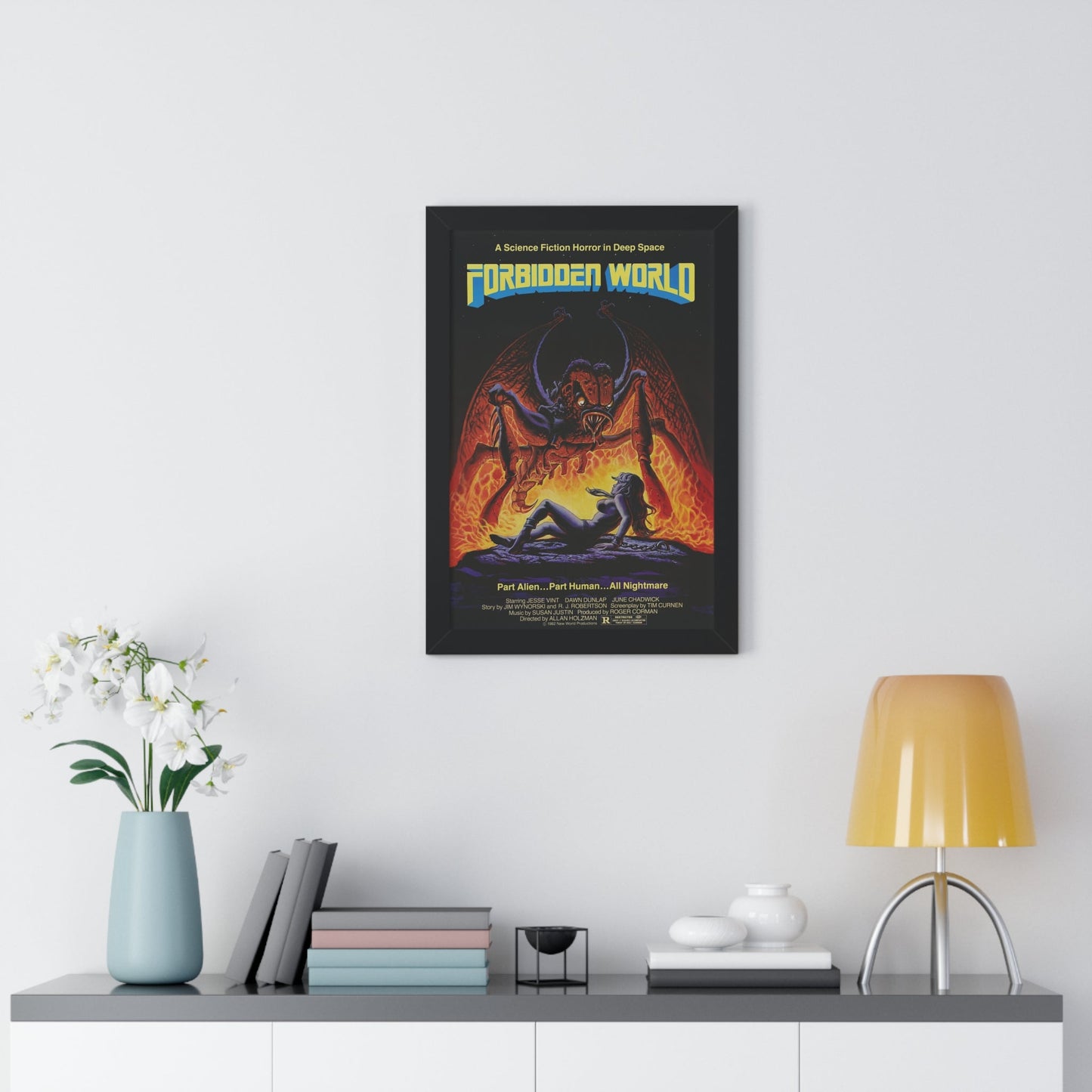 FORBIDDEN WORLD (MUTANT) 1982 - Framed Movie Poster-The Sticker Space