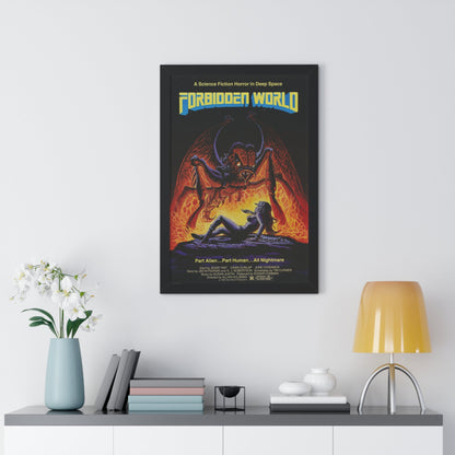 FORBIDDEN WORLD (MUTANT) 1982 - Framed Movie Poster-The Sticker Space