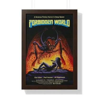 FORBIDDEN WORLD (MUTANT) 1982 - Framed Movie Poster - The Sticker Space