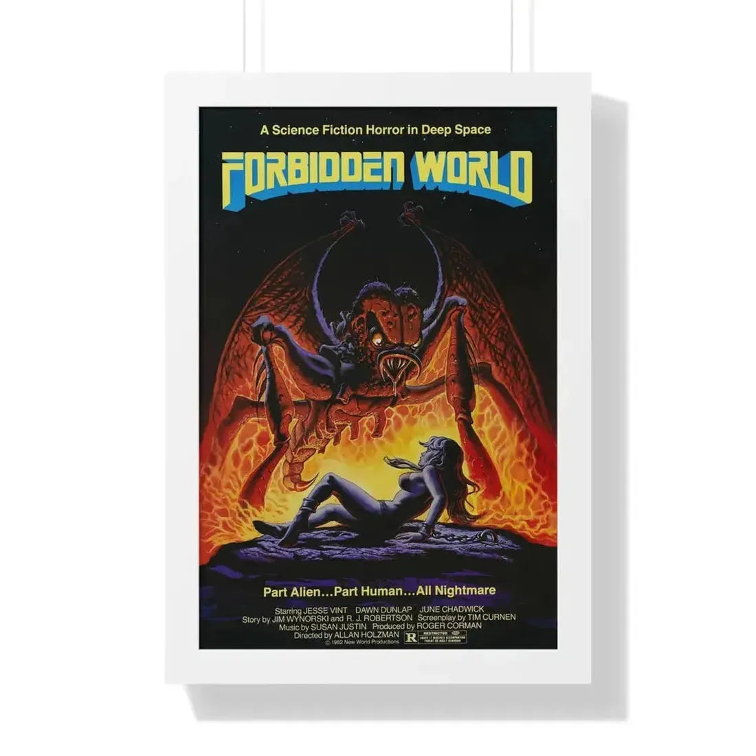 FORBIDDEN WORLD (MUTANT) 1982 - Framed Movie Poster - The Sticker Space