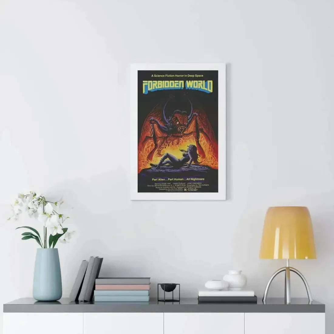 FORBIDDEN WORLD (MUTANT) 1982 - Framed Movie Poster - The Sticker Space