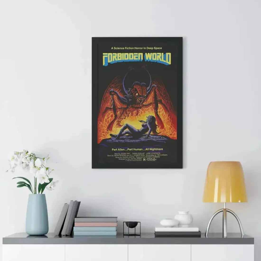 FORBIDDEN WORLD (MUTANT) 1982 - Framed Movie Poster - The Sticker Space