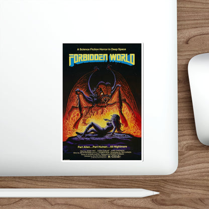 FORBIDDEN WORLD (MUTANT) 1982 Movie Poster STICKER Vinyl Die-Cut Decal-The Sticker Space