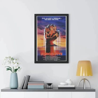 FORCE FIVE 1981 - Framed Movie Poster - The Sticker Space