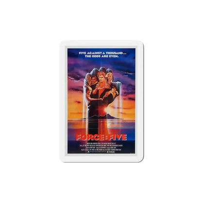 Force Five 1981 Movie Poster Refrigerator Magnet - The Sticker Space