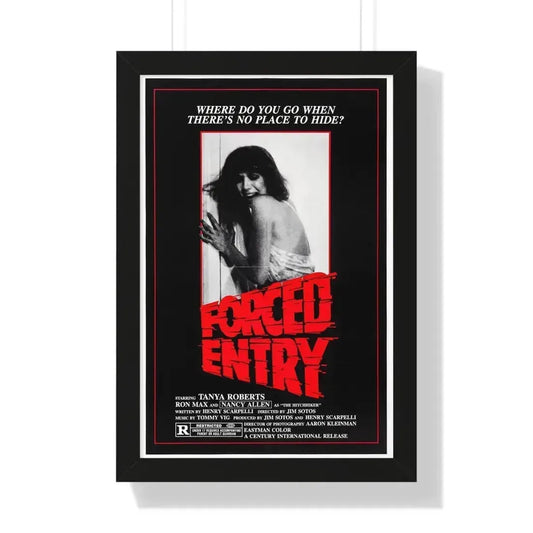 FORCED ENTRY 1975 - Framed Movie Poster 16″ x 24″ Black - The Sticker Space