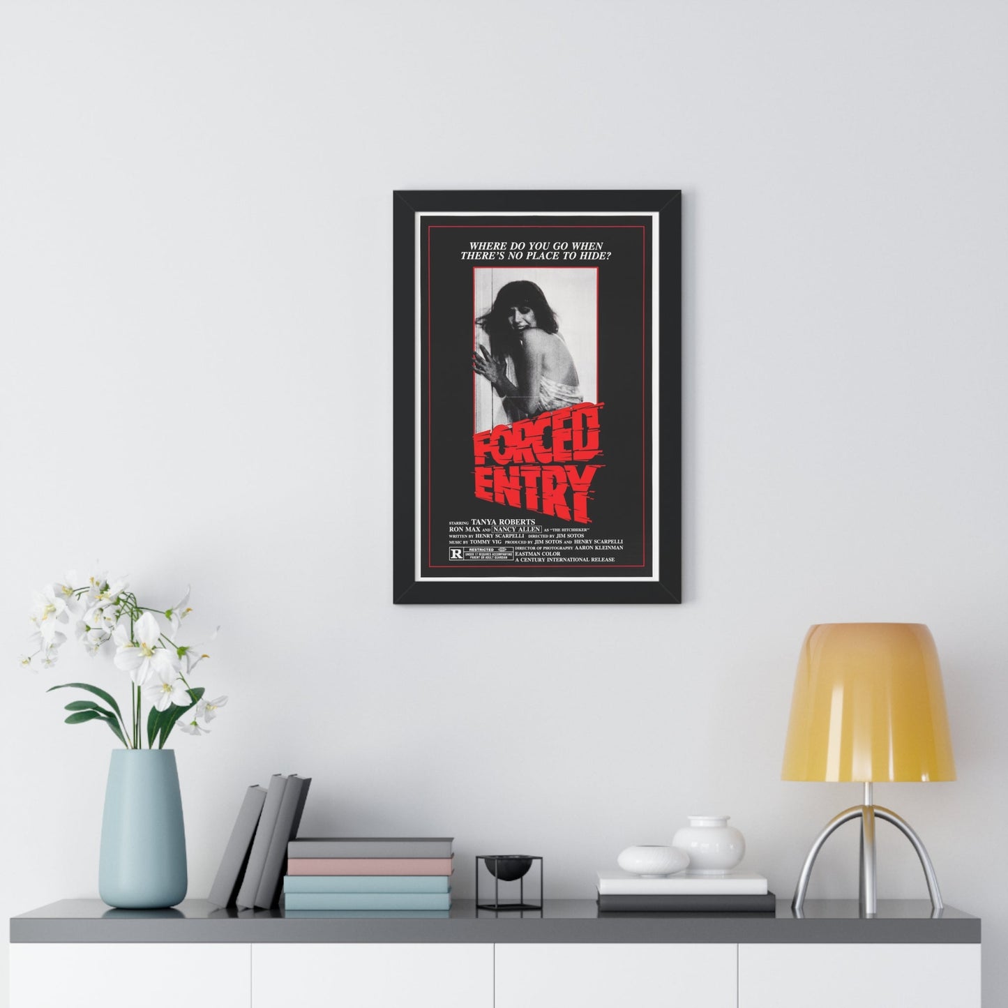 FORCED ENTRY 1975 - Framed Movie Poster-The Sticker Space