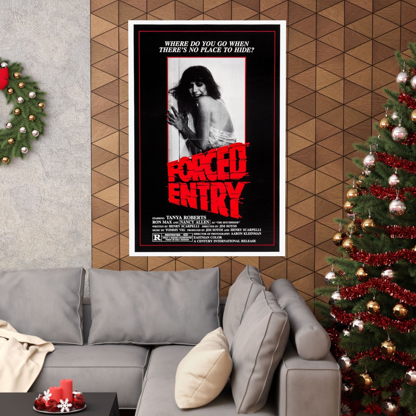 FORCED ENTRY 1975 - Paper Movie Poster-The Sticker Space