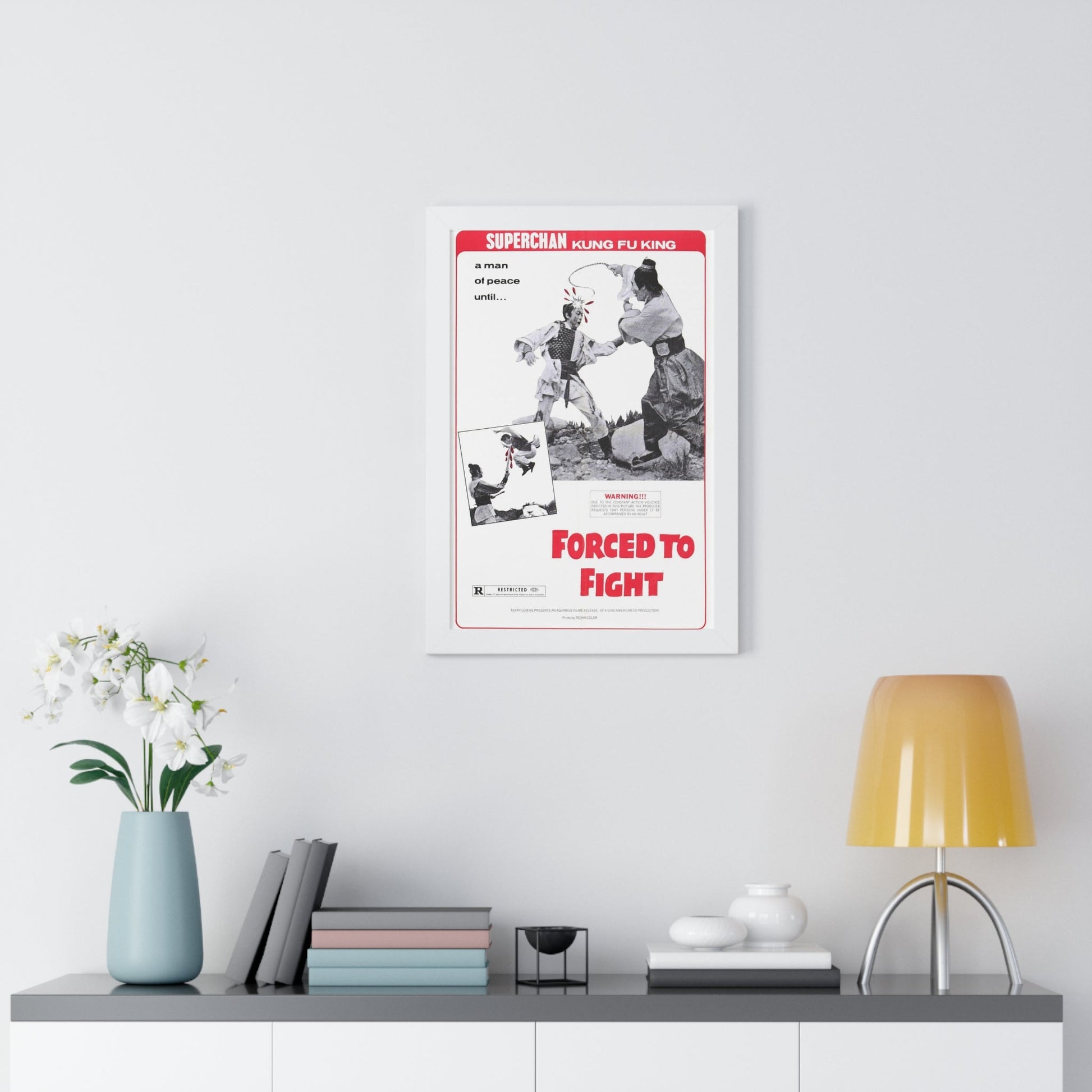 FORCED TO FIGHT 1971 - Framed Movie Poster-The Sticker Space