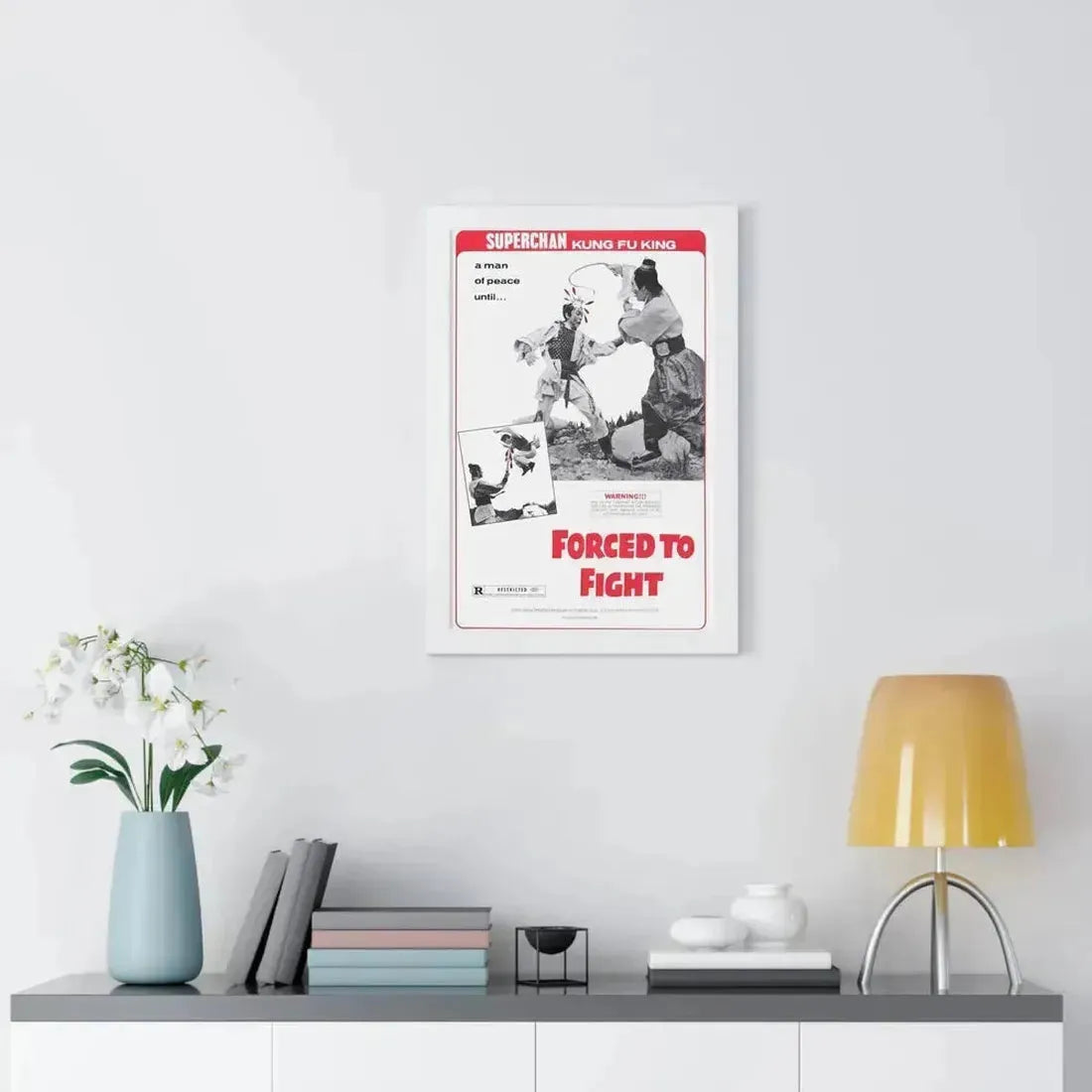 FORCED TO FIGHT 1971 - Framed Movie Poster - The Sticker Space