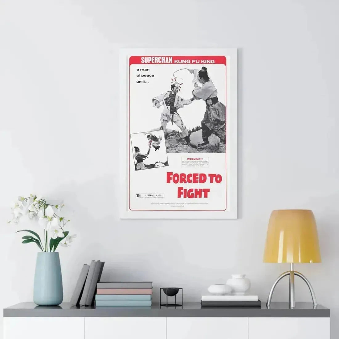 FORCED TO FIGHT 1971 - Framed Movie Poster - The Sticker Space