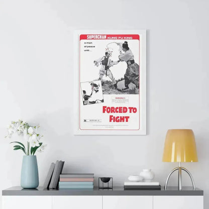 FORCED TO FIGHT 1971 - Framed Movie Poster - The Sticker Space