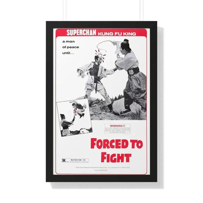 FORCED TO FIGHT 1971 - Framed Movie Poster - The Sticker Space