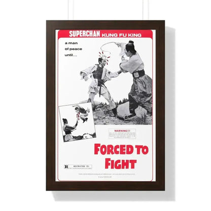 FORCED TO FIGHT 1971 - Framed Movie Poster - The Sticker Space