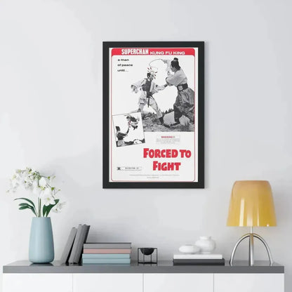 FORCED TO FIGHT 1971 - Framed Movie Poster - The Sticker Space