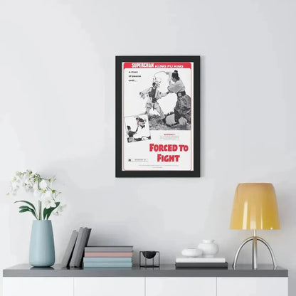 FORCED TO FIGHT 1971 - Framed Movie Poster - The Sticker Space