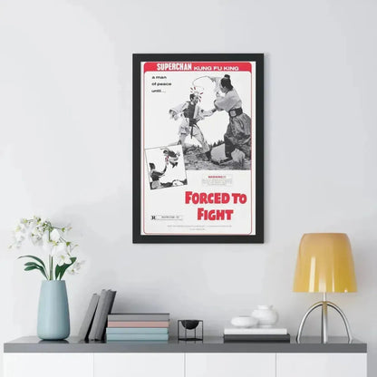 FORCED TO FIGHT 1971 - Framed Movie Poster - The Sticker Space
