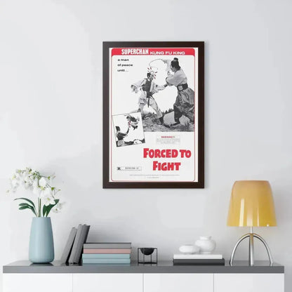 FORCED TO FIGHT 1971 - Framed Movie Poster - The Sticker Space