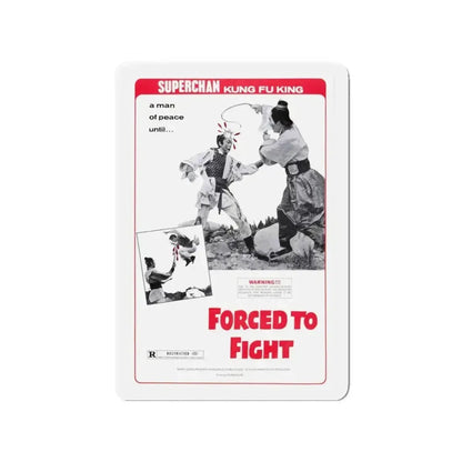 FORCED TO FIGHT 1971 Movie Poster - Refrigerator Magnet - The Sticker Space