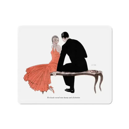 Foreheads Are Looking Up, McCall's, February 1930 (Magazine Illustration) Refrigerator Magnet - The Sticker Space