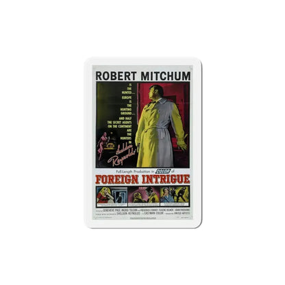 Foreign Intrigue 1956 Movie Poster Refrigerator Magnet 6 Inch - The Sticker Space