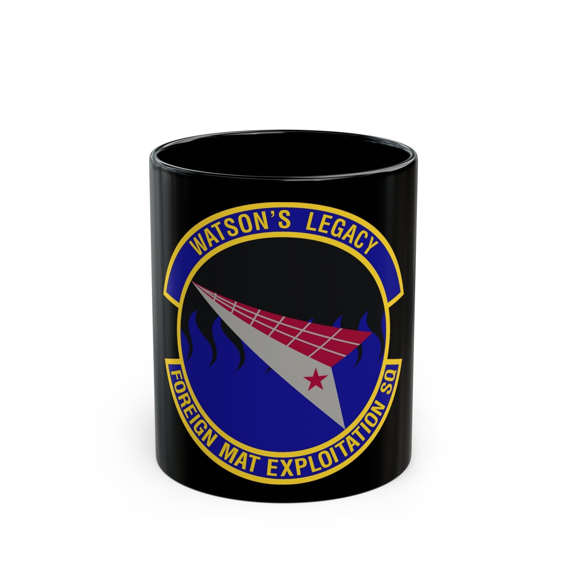 Foreign Material Exploitation Squadron (U.S. Air Force) Black Coffee Mug-11oz-The Sticker Space