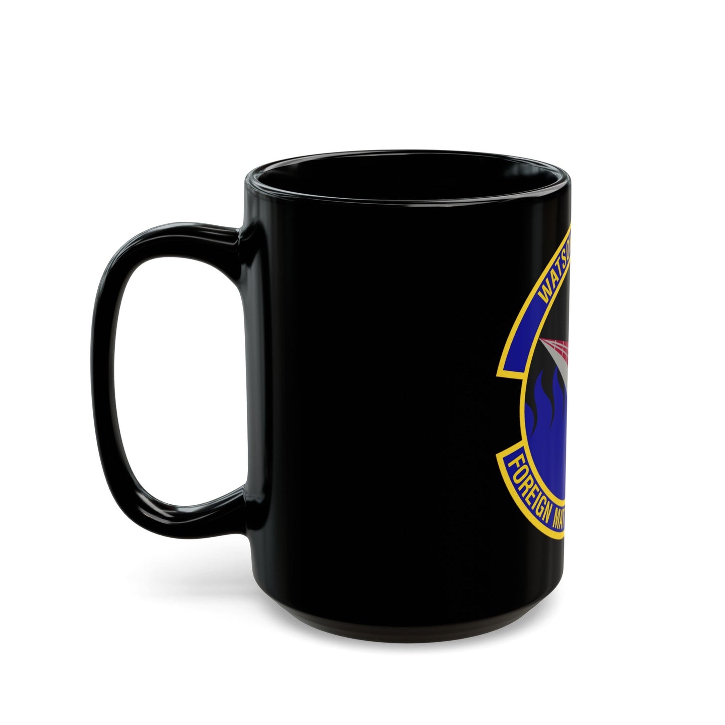 Foreign Material Exploitation Squadron (U.S. Air Force) Black Coffee Mug-The Sticker Space