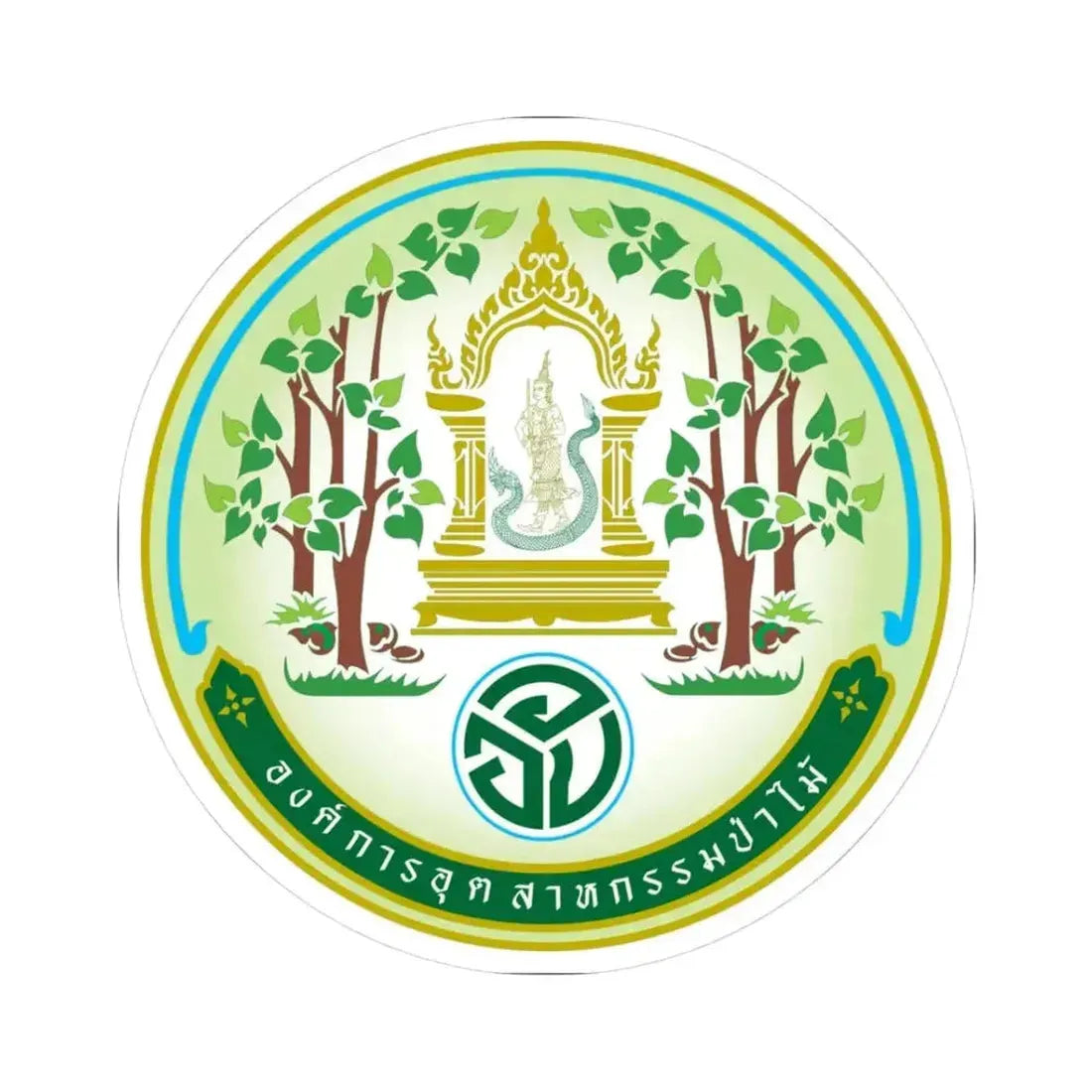 Forest Industry Organization (Thailand) STICKER Vinyl Kiss-Cut Decal 3 Inch White - The Sticker Space
