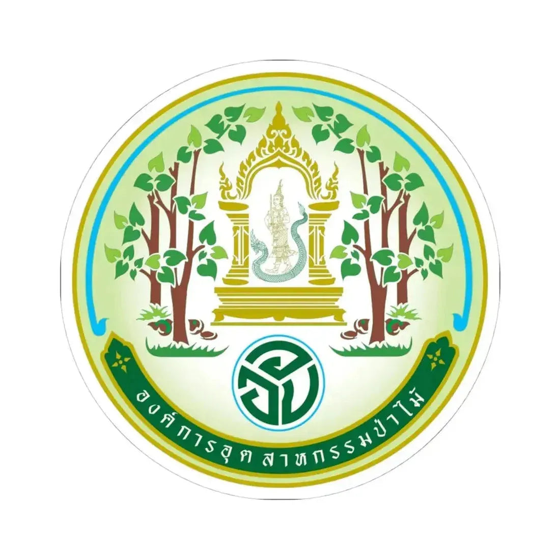 Forest Industry Organization (Thailand) STICKER Vinyl Kiss-Cut Decal 4 Inch White - The Sticker Space