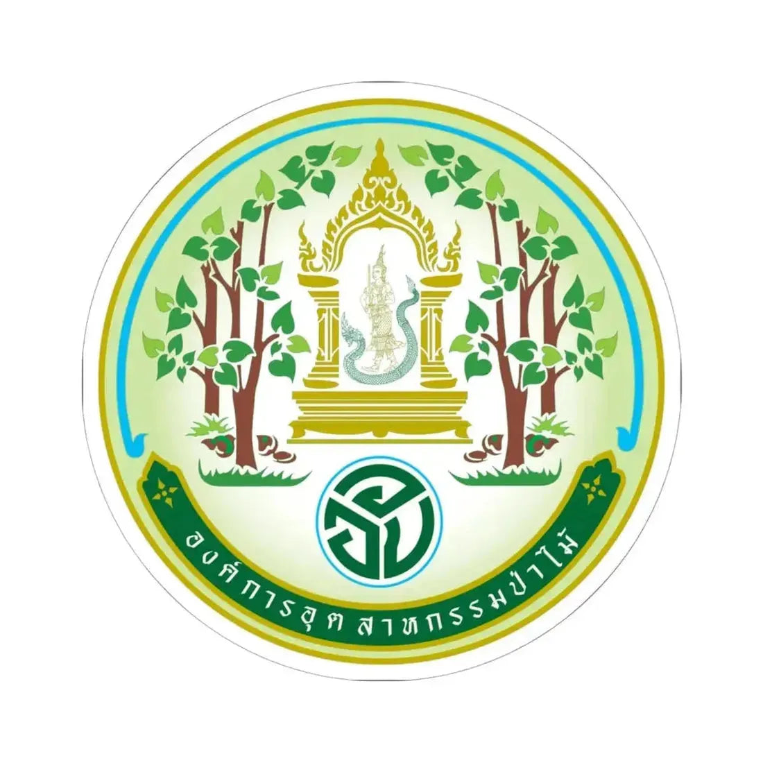 Forest Industry Organization (Thailand) STICKER Vinyl Kiss-Cut Decal 6 Inch White - The Sticker Space