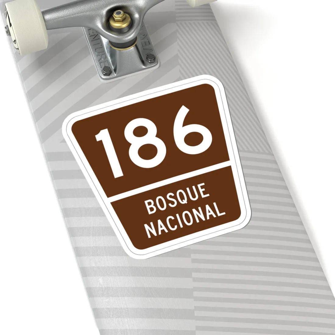 Forest Route 186 Puerto Rico (Puerto Rico) (Road Sign) STICKER Vinyl Kiss-Cut Decal - The Sticker Space