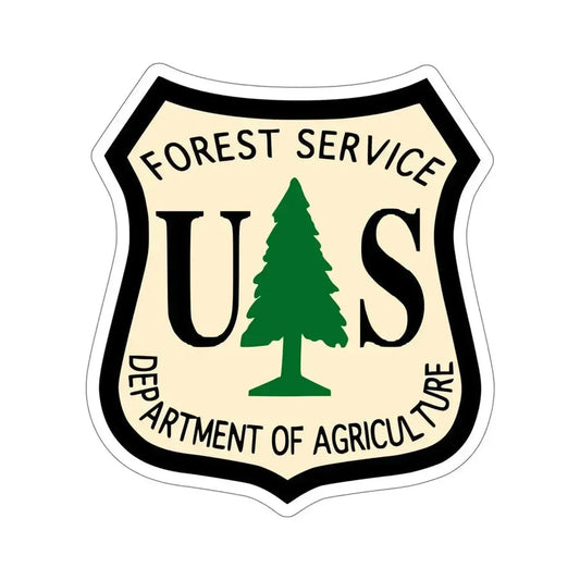 Forest Service Dept of Agriculture STICKER Vinyl Die-Cut Decal 6 Inch - The Sticker Space