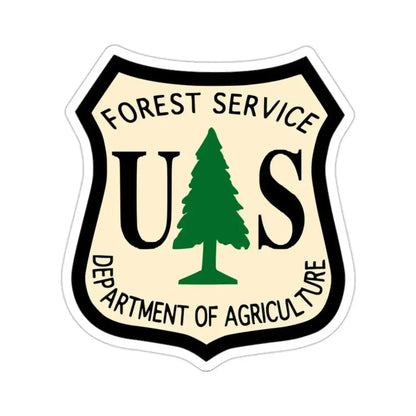 Forest Service Dept of Agriculture STICKER Vinyl Die-Cut Decal - The Sticker Space