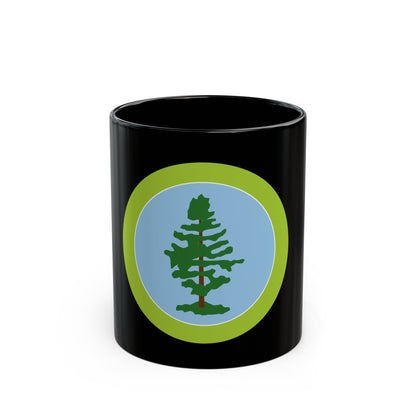 Forestry (Boy Scout Merit Badge) Black Coffee Mug-11oz-The Sticker Space