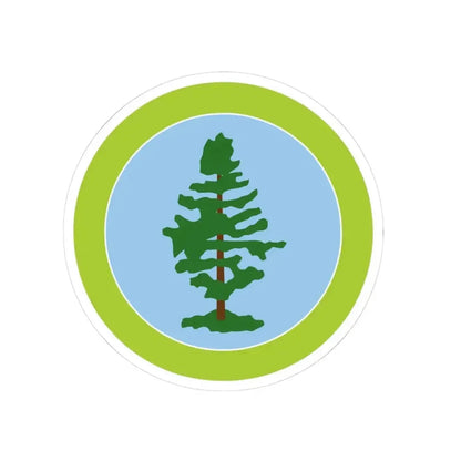 Forestry (Boy Scout Merit Badge) STICKER Vinyl Kiss-Cut Decal 3 Inch White - The Sticker Space